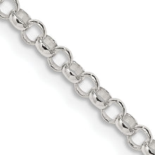 Load image into Gallery viewer, Sterling Silver 3mm Rolo Chain