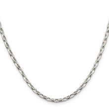 Load image into Gallery viewer, Sterling Silver 3.2mm Oval Fancy Rolo Chain
