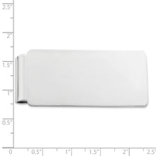 Load image into Gallery viewer, Sterling Silver Rhodium-plated Money clip