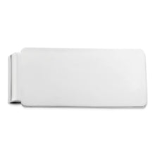 Load image into Gallery viewer, Sterling Silver Rhodium-plated Money clip