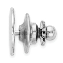 Load image into Gallery viewer, Sterling Silver Rhodium-plated Tie tac