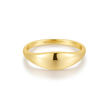 Load image into Gallery viewer, Gold Dome Plain Ring