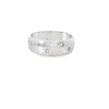 Load image into Gallery viewer, 14K White Gold and Diamond Scatter Band