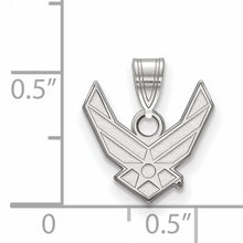 Load image into Gallery viewer, Sterling Silver Rhodium-plated U.S. Air Force Small Pendant