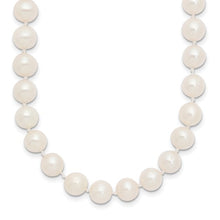 Load image into Gallery viewer, 7-8mm White Near Round Freshwater Cultured Pearl Necklace