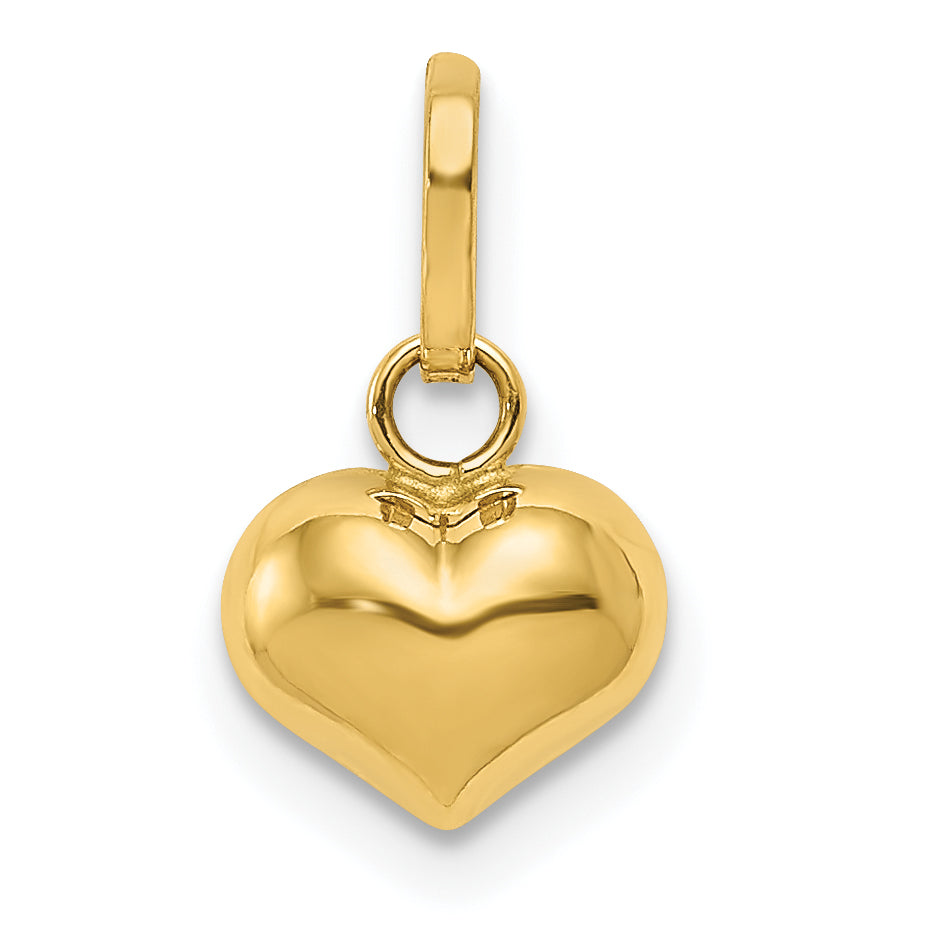 Love Puff Charm 14K