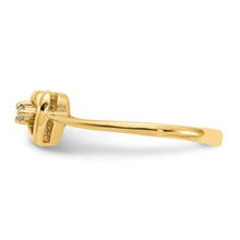 Load image into Gallery viewer, 14k Natural Diamond Accent Heart Ring