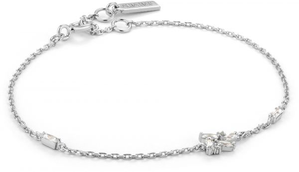 Silver Cluster Bracelet