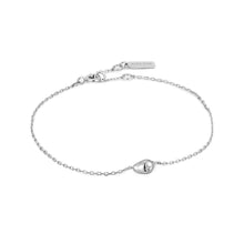 Load image into Gallery viewer, Silver Pebble Sparkle Chain Bracelet