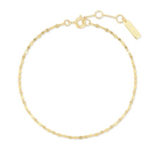 Load image into Gallery viewer, Gold Textured Chain Bracelet