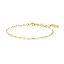 Load image into Gallery viewer, Gold Textured Chain Bracelet