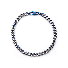 Load image into Gallery viewer, Steel Blue IP Franco Chain Bracelet