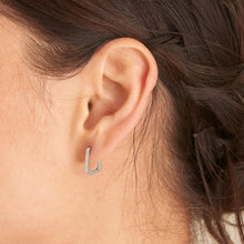 Load image into Gallery viewer, Glam Oval Hoop Earrings