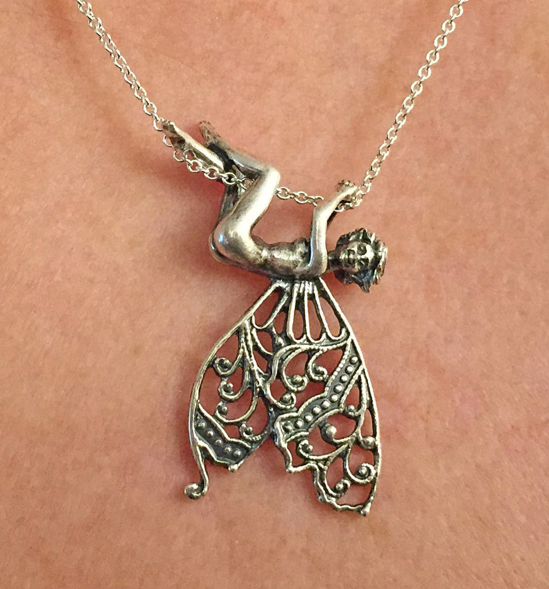 Enchanting Sterling Silver Sprite Necklace