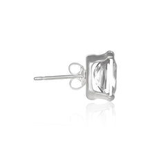 Load image into Gallery viewer, Emerald Cut CZ Stud Earrings 9x7