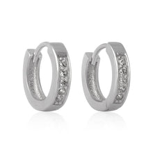 Load image into Gallery viewer, Prong Set CZ Huggie Earring SINGLE