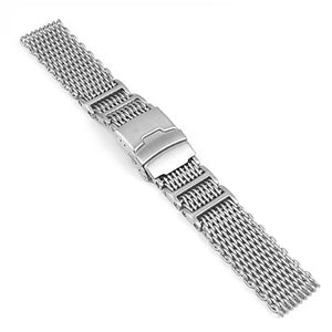 Stainless H-Link Shark Mesh Strap