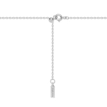Load image into Gallery viewer, Silver Twisted Rope Lariat Necklace