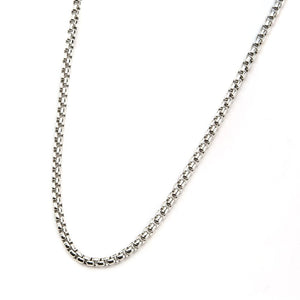 3mm Bold Box Chain Stainless Steel