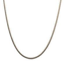 Load image into Gallery viewer, 3mm Steel Rattail Chain Necklace