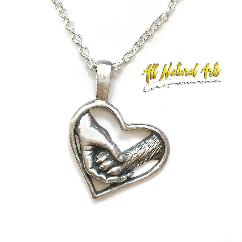 Paw Love Pup Sterling Necklace