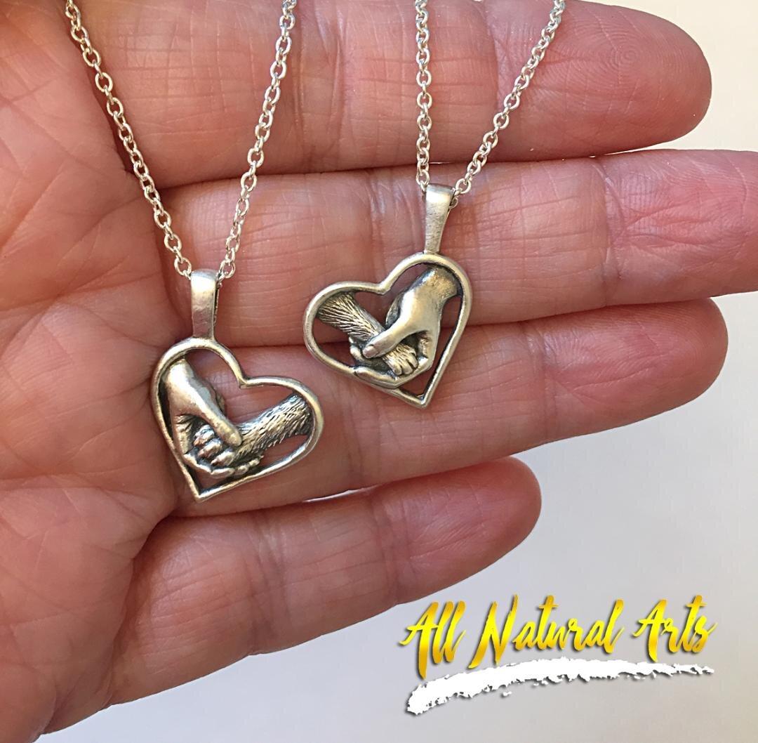Paw Love Pup Sterling Necklace