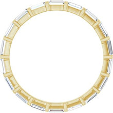 Load image into Gallery viewer, 14K Yellow 3x1.25 mm Straight Lab Diamond Baguette Eternity Band