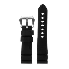 Load image into Gallery viewer, Rubber Watch Strap with Stainless Steel Pre-V Buckle
