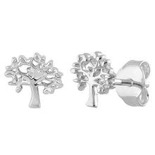 Load image into Gallery viewer, Sterling Tree of Life Studs