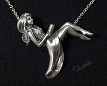 Load image into Gallery viewer, The Reader Necklace - Sterling Silver