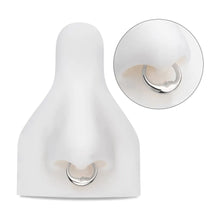 Load image into Gallery viewer, Titanium Crescent Moon Face Front Facing Hinged Segment Clicker