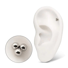 Load image into Gallery viewer, Titanium Internally Threaded Trinity Ball Top - 16/18g