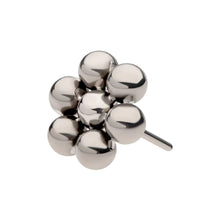 Load image into Gallery viewer, Titanium Threadless 7 Beads Hexagon Shape Top