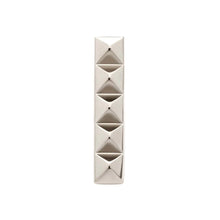 Load image into Gallery viewer, Titanium Threadless 5 Pyramid Stud Top