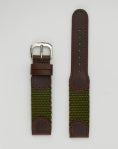 Load image into Gallery viewer, MS866 Nylon and Genuine Leather Watch Strap