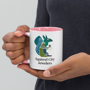 Squirrel City Mug with Color Splash Inside