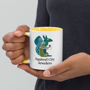 Squirrel City Mug with Color Splash Inside