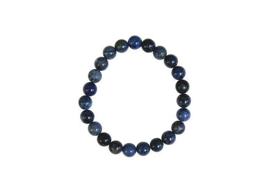 Dumortierite Bead Bracelet