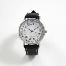 Load image into Gallery viewer, 13 Hour Black Leather Wrist Watch - TheExCB