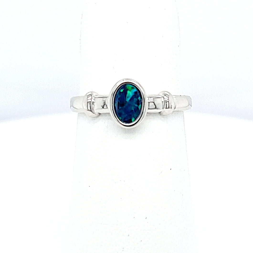 Australian Opal Doublet Ring