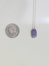 Load image into Gallery viewer, 14K YELLOW GOLD AUSTRALIAN RED OPAL DOUBLET HIDDEN BAIL PENDANT