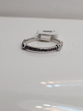 Load image into Gallery viewer, Pink Sapphire, Black Diamond, and White Diamond Fashion Band in 14k White Gold