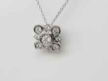 Load image into Gallery viewer, Star Light Shaped Diamond Necklace 10kw Gold