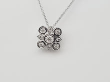 Load image into Gallery viewer, Star Light Shaped Diamond Necklace 10kw Gold
