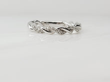 Load image into Gallery viewer, Diamond Twist Fashion Ring in White Gold