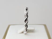Load image into Gallery viewer, Diamond Twist Fashion Ring in White Gold
