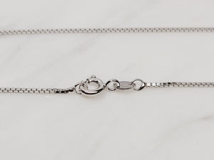 Sterling Silver 1.0mm Box Chain