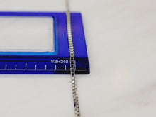 Load image into Gallery viewer, Sterling Silver 1.0mm Box Chain