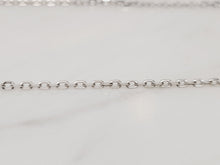 Load image into Gallery viewer, Sterling Silver Diamond Cut Cable 1.2mm Chain