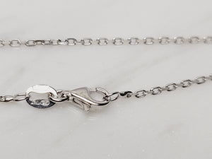 Sterling Silver Diamond Cut Cable 1.2mm Chain